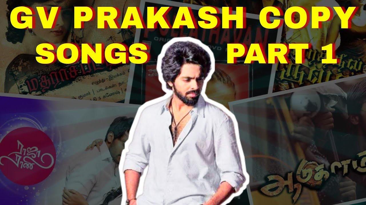 Gv prakash copy songs | gv prakash copycat songs | gv copy songs | tamil copycat songs