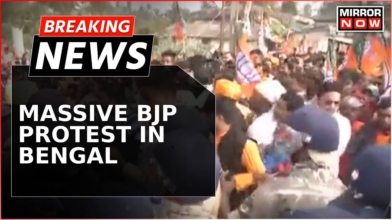 Breaking News | Massive BJP Protest In West Bengal On Zero Arrests After ED Team Was Attacked