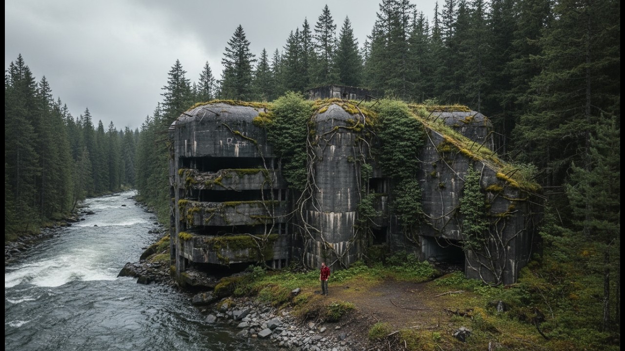 I Turned an Abandoned WWII Bunker into a Luxury Riverside House ASMR