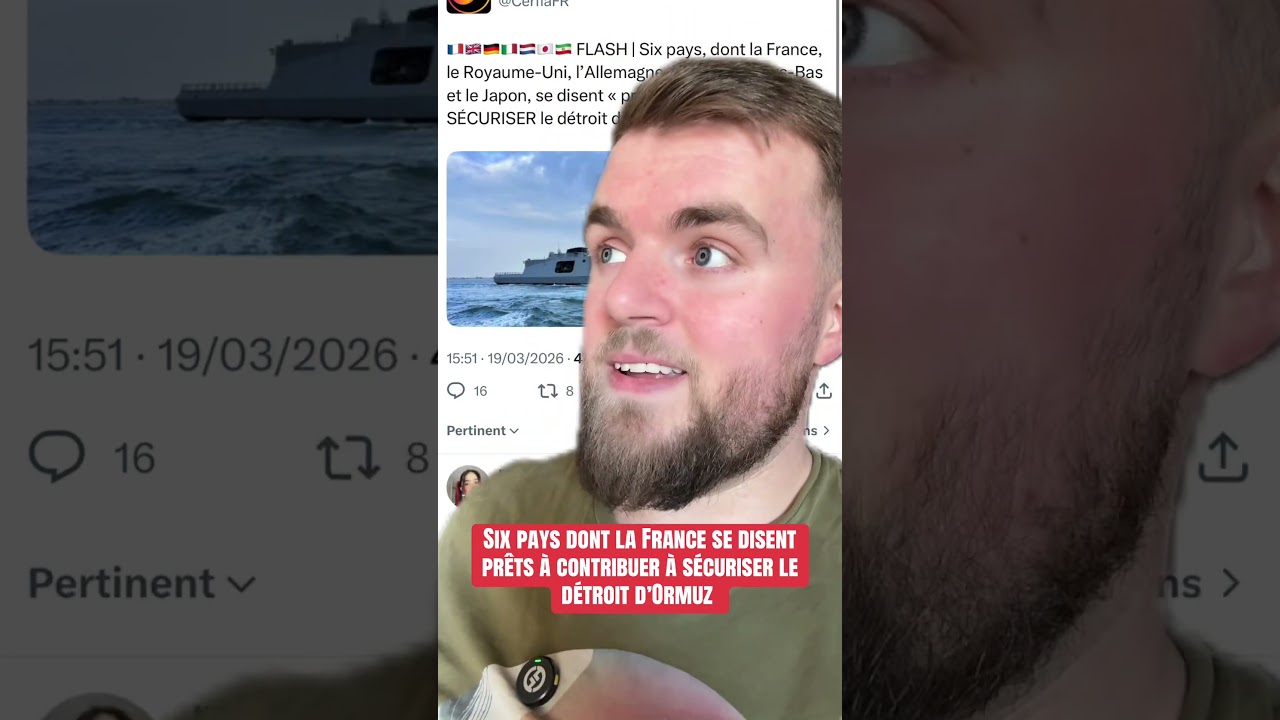 La France et six pays pr&ecirc;t &agrave; s&eacute;curiser le d&eacute;troit d&rsquo;Ormuz