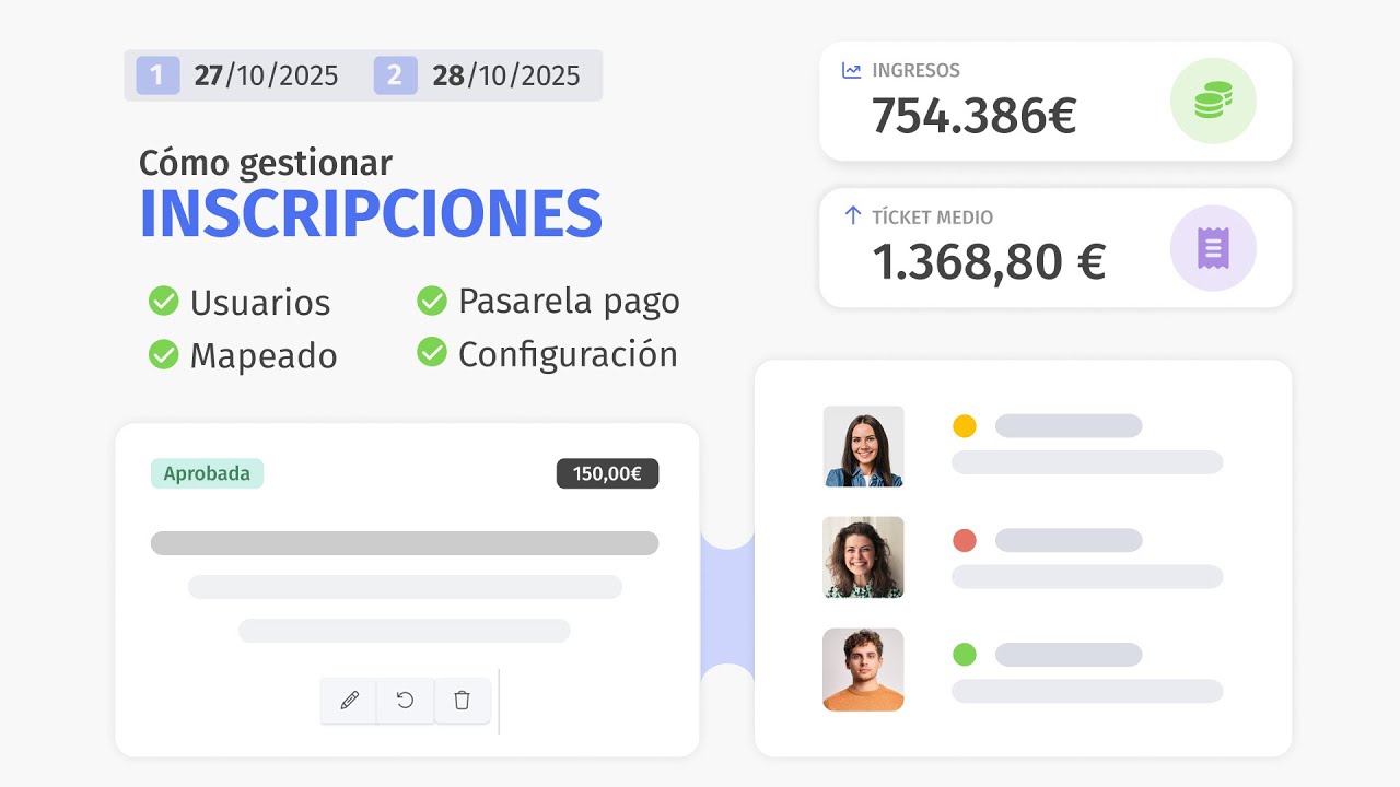 Webinar: Cómo gestionar inscripciones con Helice.app | 27 de octubre 2025