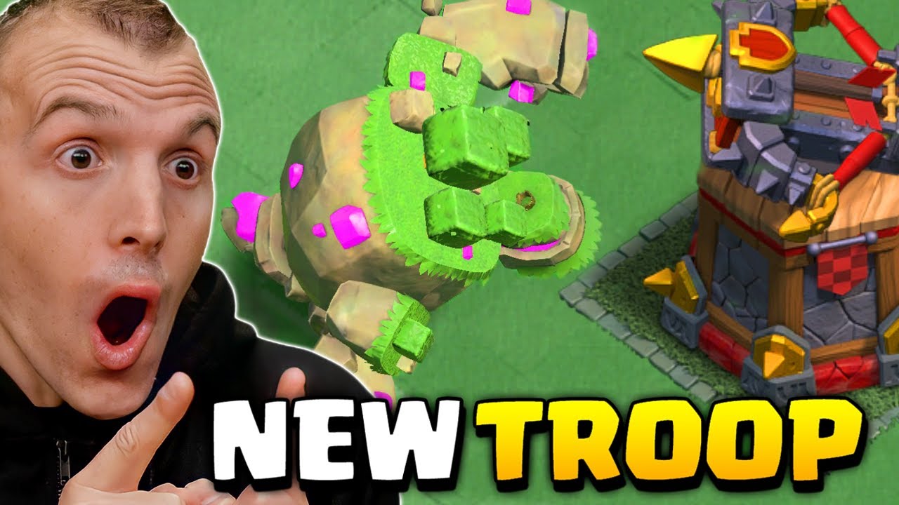 New Mountain Golem Troop Explained - Clan Capital Update!