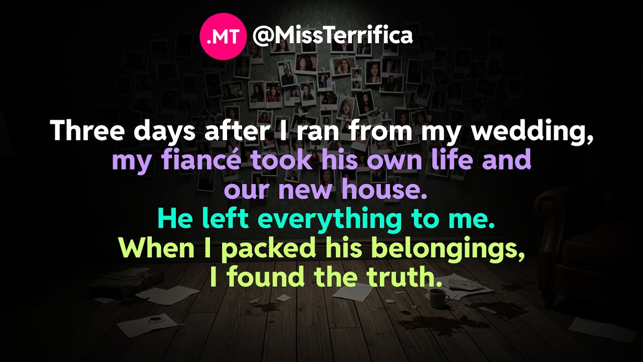 Three days after I ran from my wedding, my fiancé took his own life and our new house...
