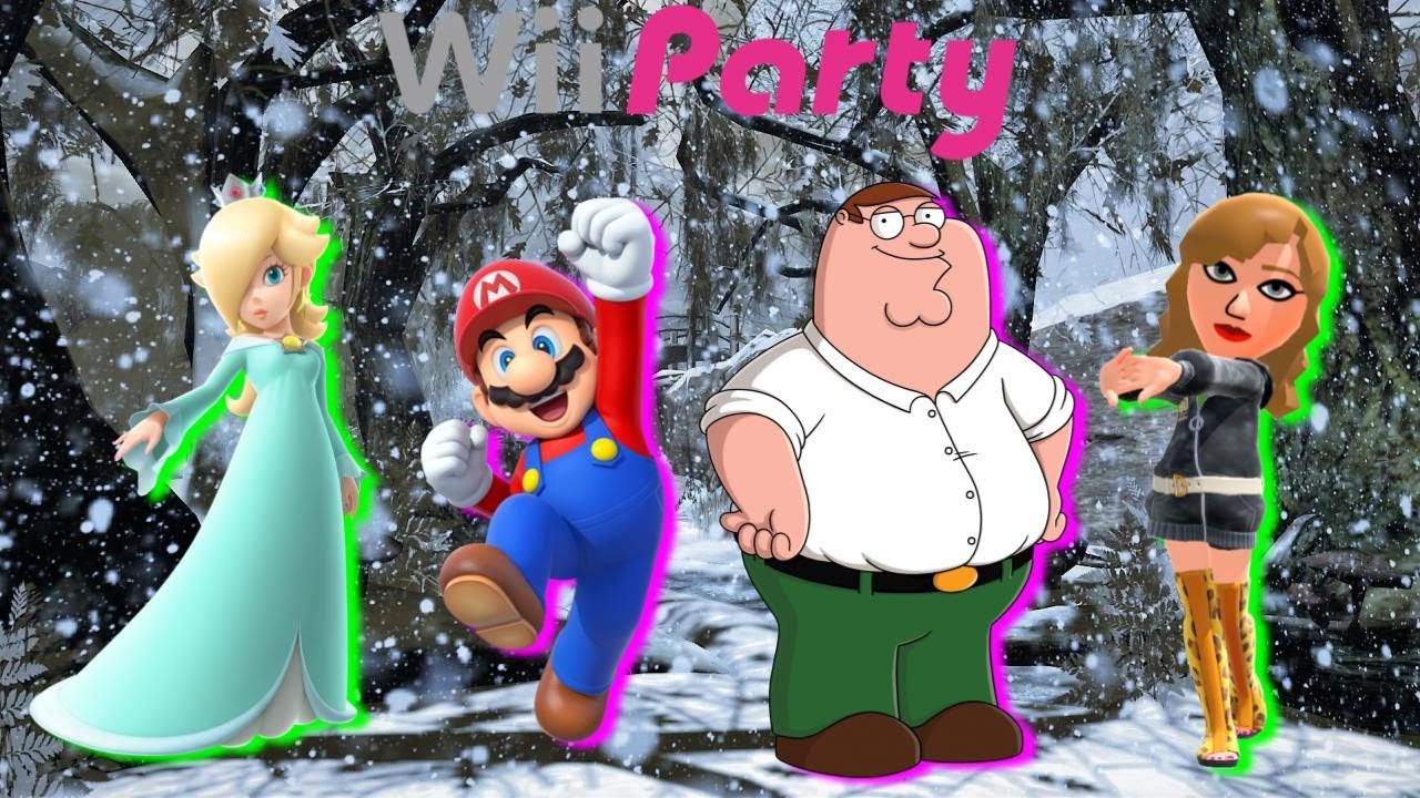 Wii Party - Остров настольных игр - Розалина против Марио против Питера против Даниэль (Эпизод 455)