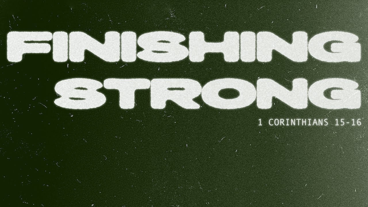 Week 2: Don’t Waste Your Life! - Finishing Strong | January 24, 2026