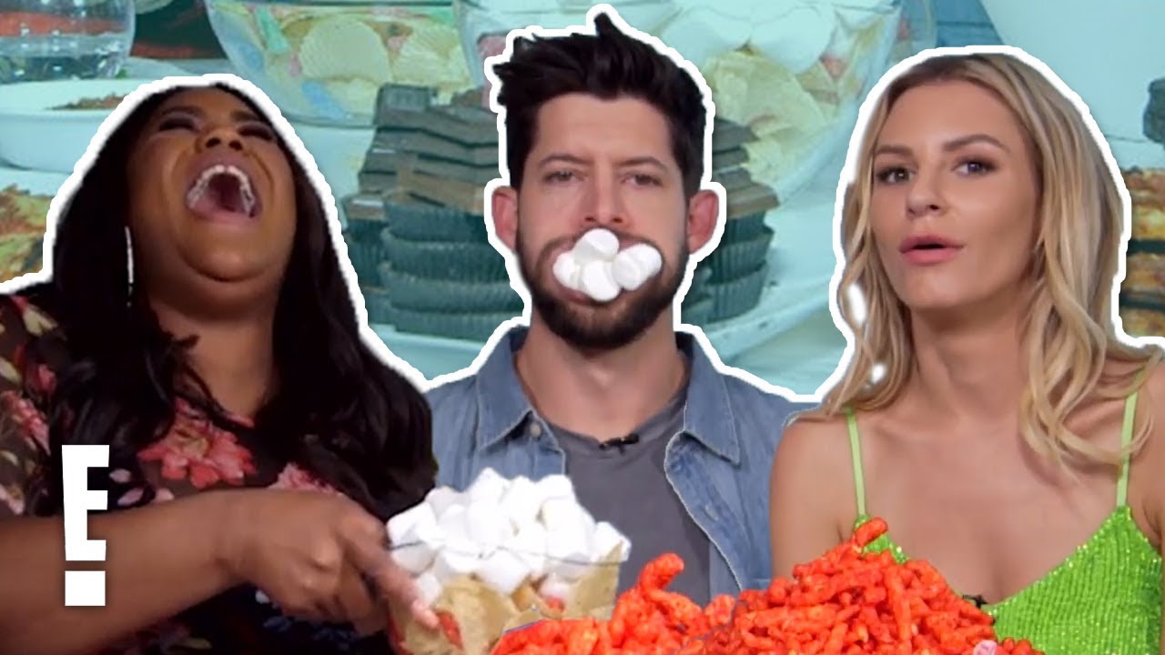 Morgan Stewart, Hunter March & Nina Parker Do a Mukbang! | Nightly Pop | E!