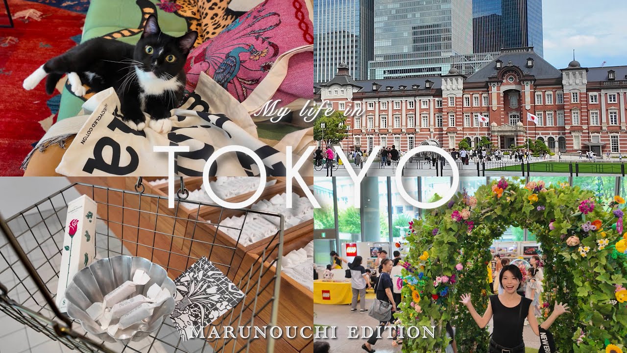 【東京Vlog】かわいい猫との暮らしと丸の内へお出かけ｜好きを集めて毎日を充実させる30代主婦の休日