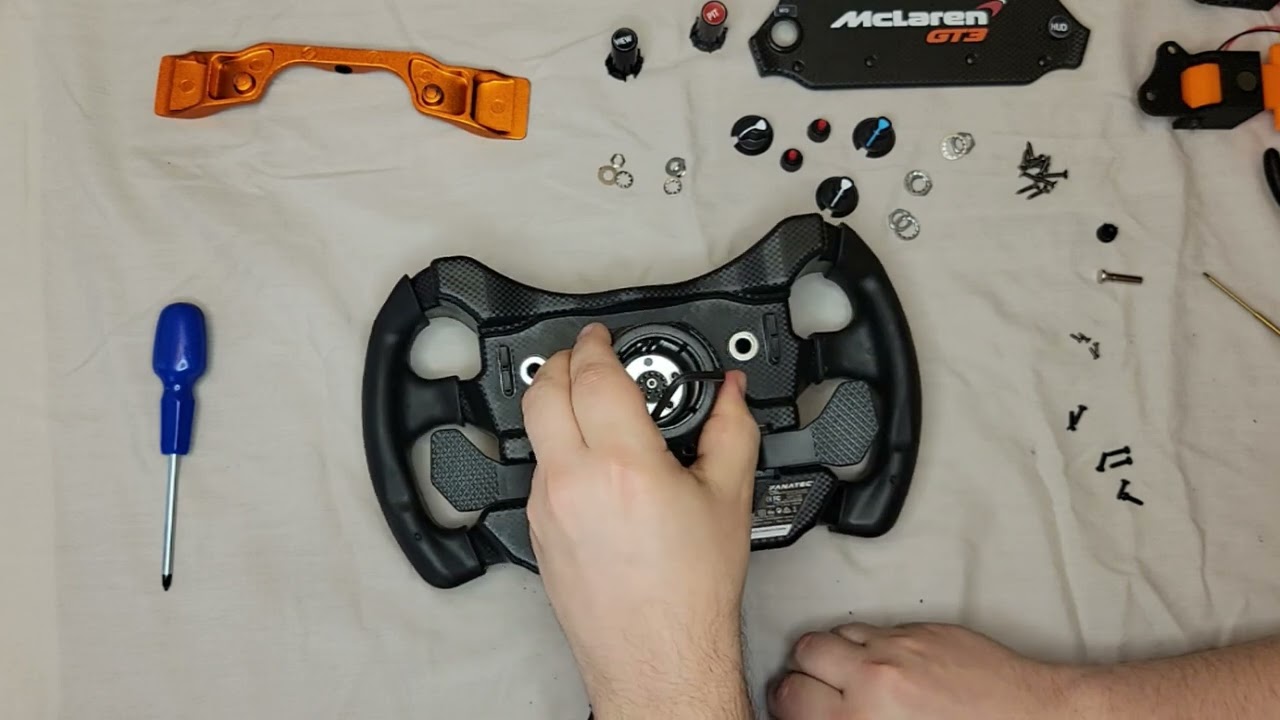 Installation of AT3D Magnetic shifters for Fanatec McLaren V2 GT3 Wheel