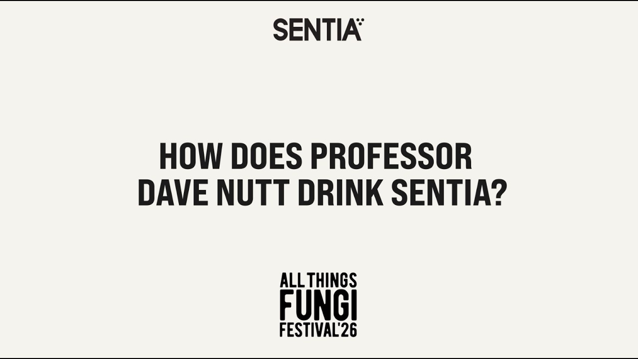 How Does Professor Dave Nutt Drink Sentia?