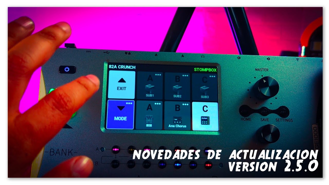 Mooer GE1000 LI - Novedades de Actualización 2.5.0