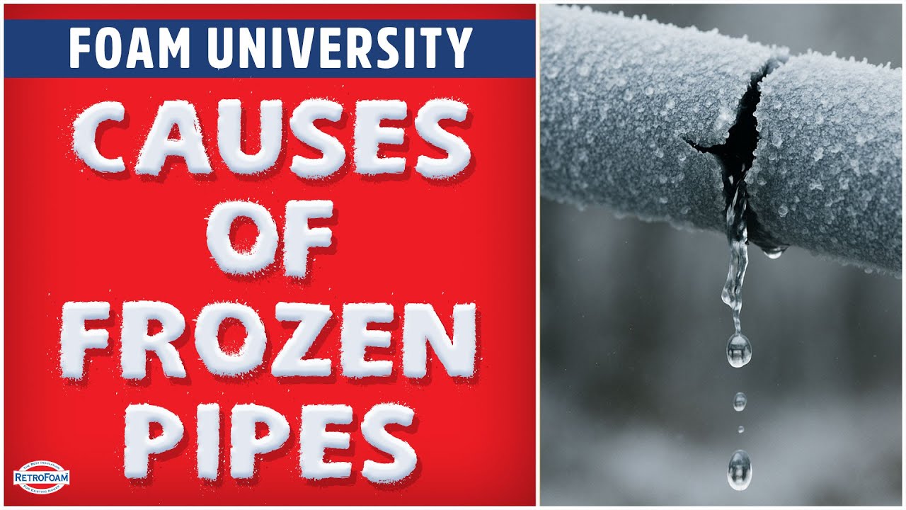 Причины замерзания труб | Университет Пены