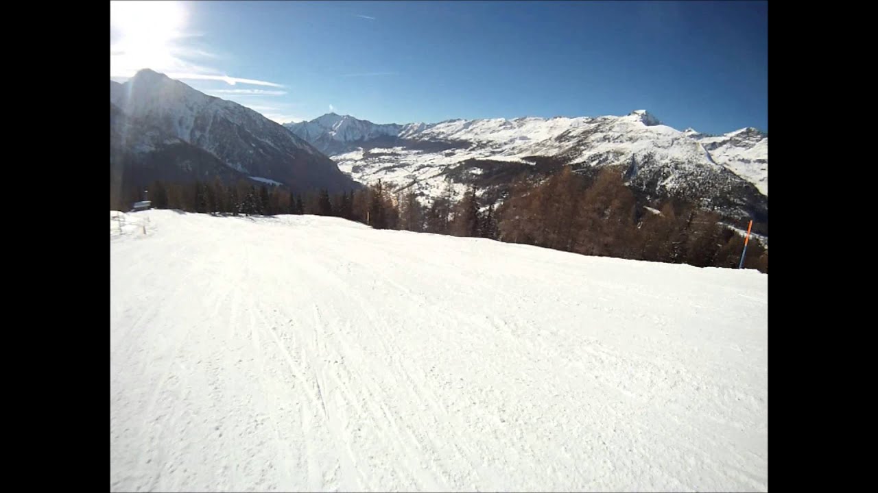 Champoluc - Monterosa ski: pista blu Belvedere
