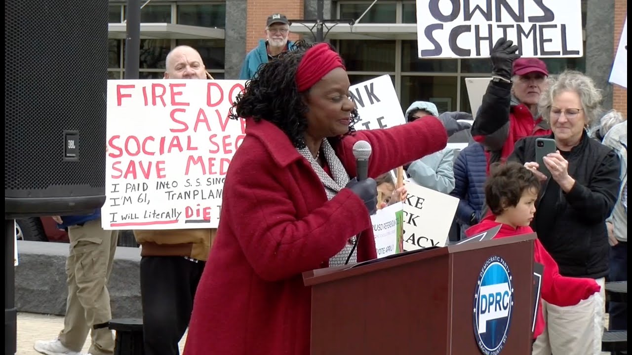 Rally for Democracy-Racine, WI 2025