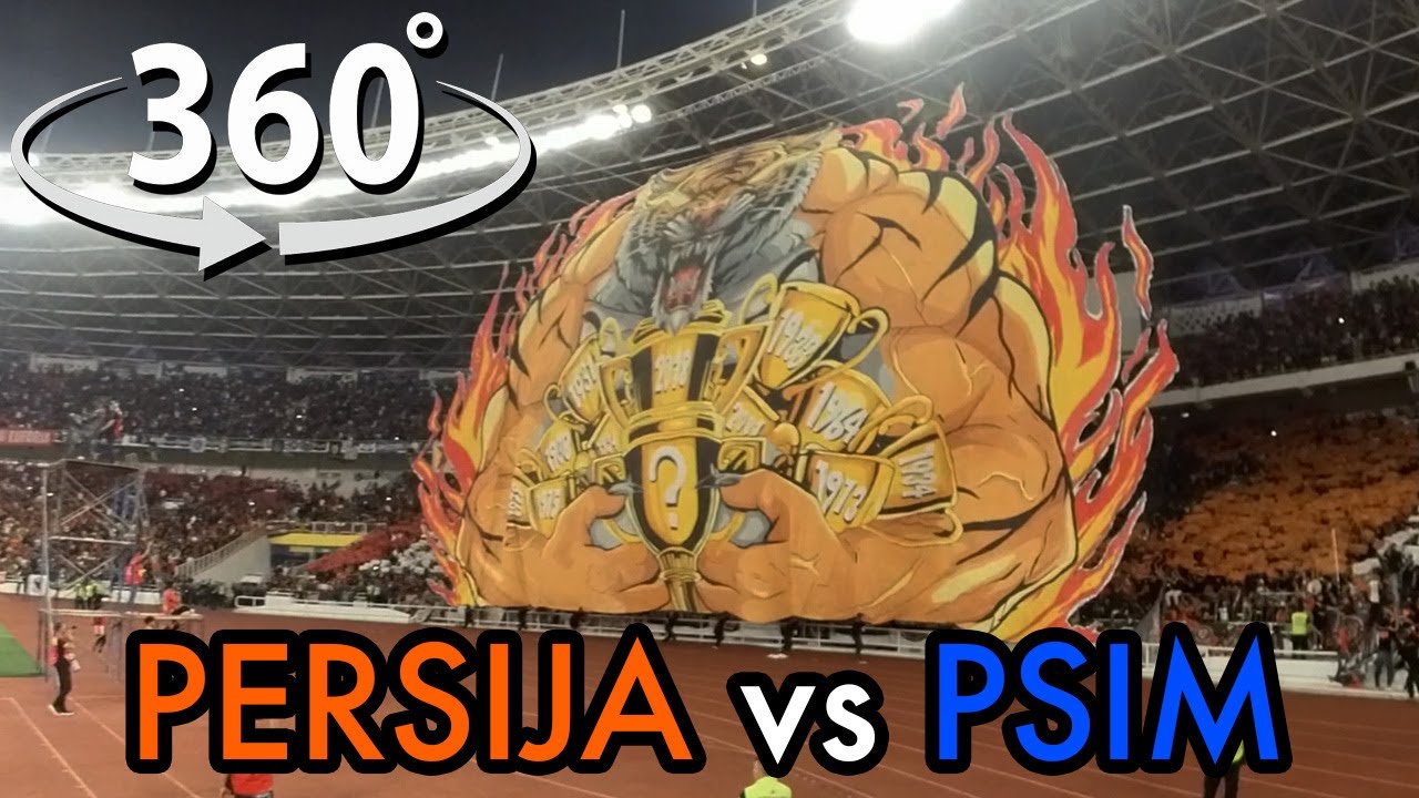 Persija Jakarta vs PSIM &ndash;  97th Anniversary &ndash; 3D Choreo in 360&deg; | The Jakmania at GBK