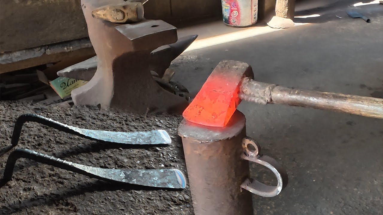 Make a metal Axe by Blacksmith Skill - How to Make iron axe and metal equipment