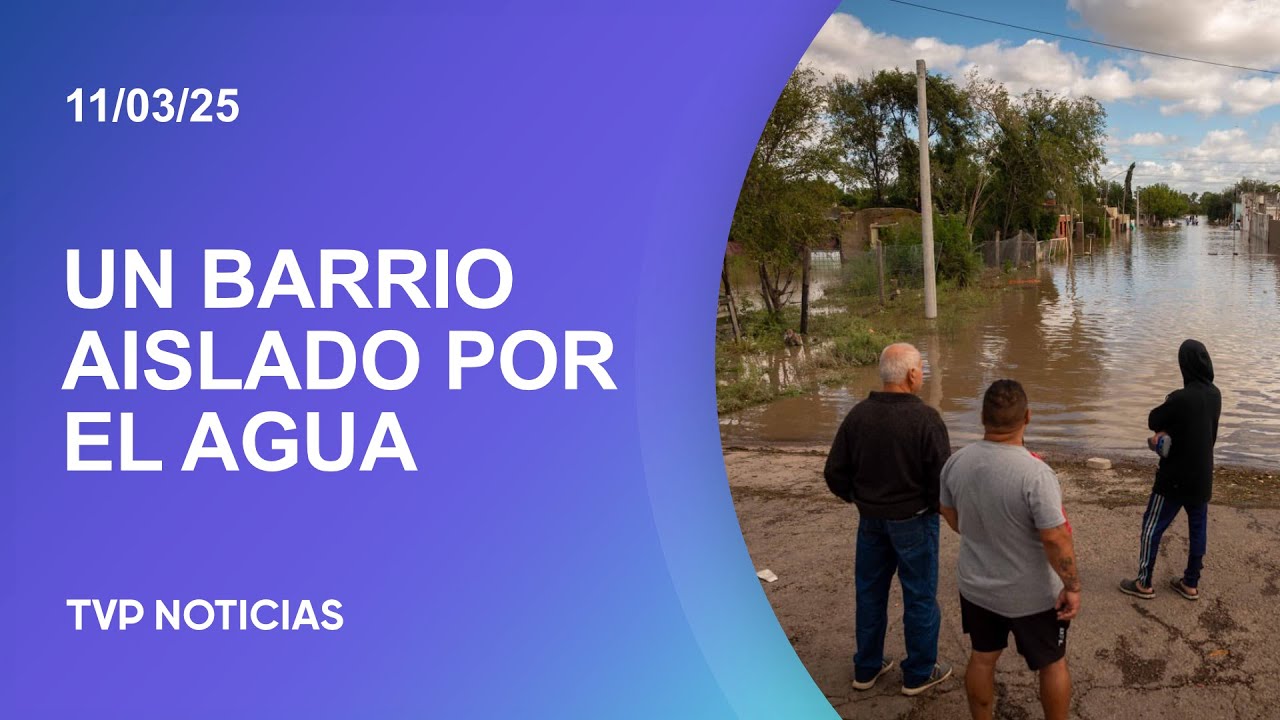 Ingeniero White, el barrio frente al puerto de Bahía Blanca que estuvo hasta hoy aislado por el agua