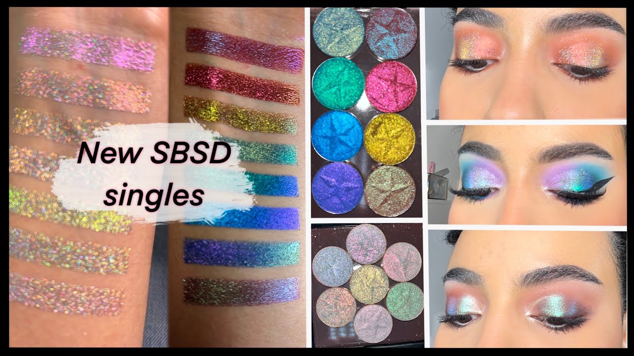 NEW Shine by SD singles | Halo horizons and duochromes | Swatches + 3 looks