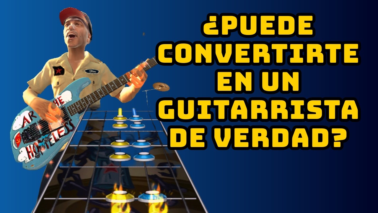 ¿Se puede APRENDER GUITARRA usando Guitar Hero? 🤨