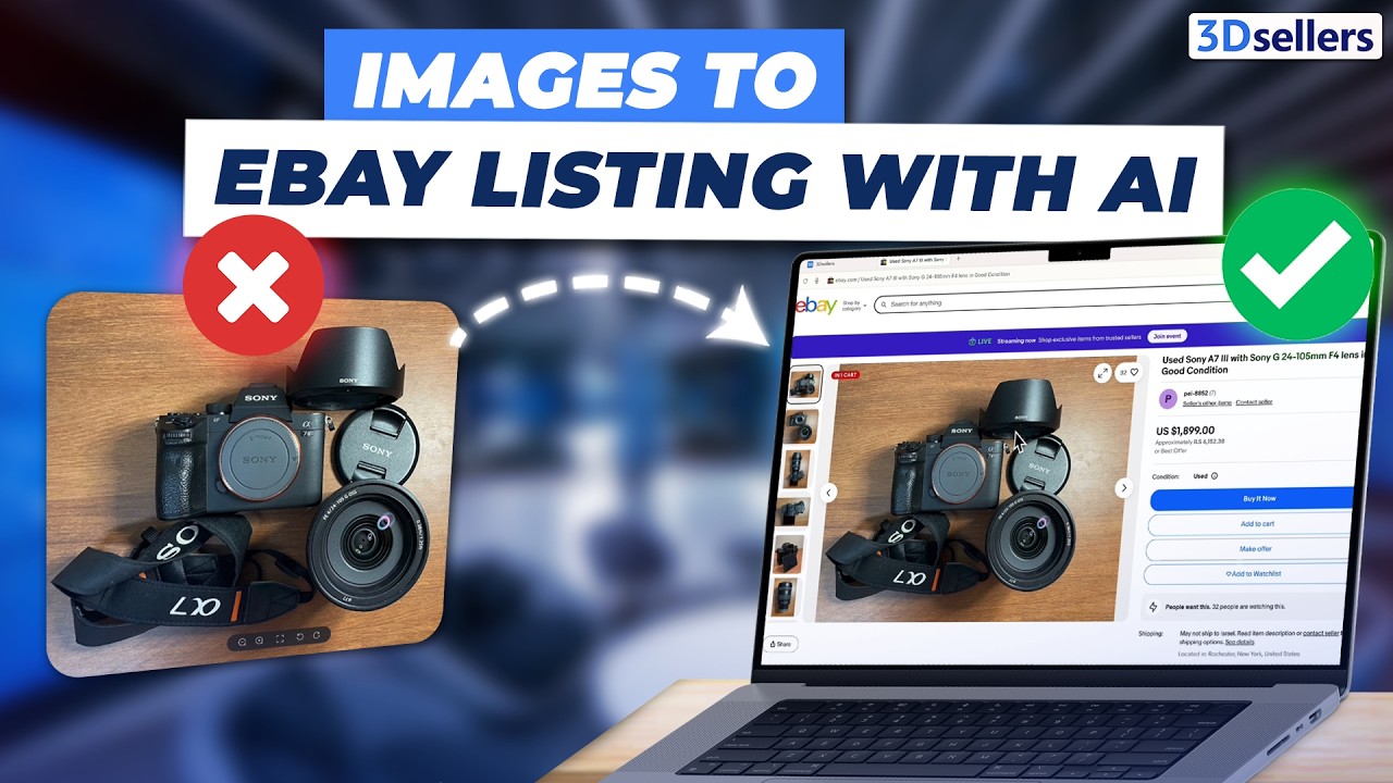 Turn Any Photo Into a Full eBay Listing in Seconds with AI