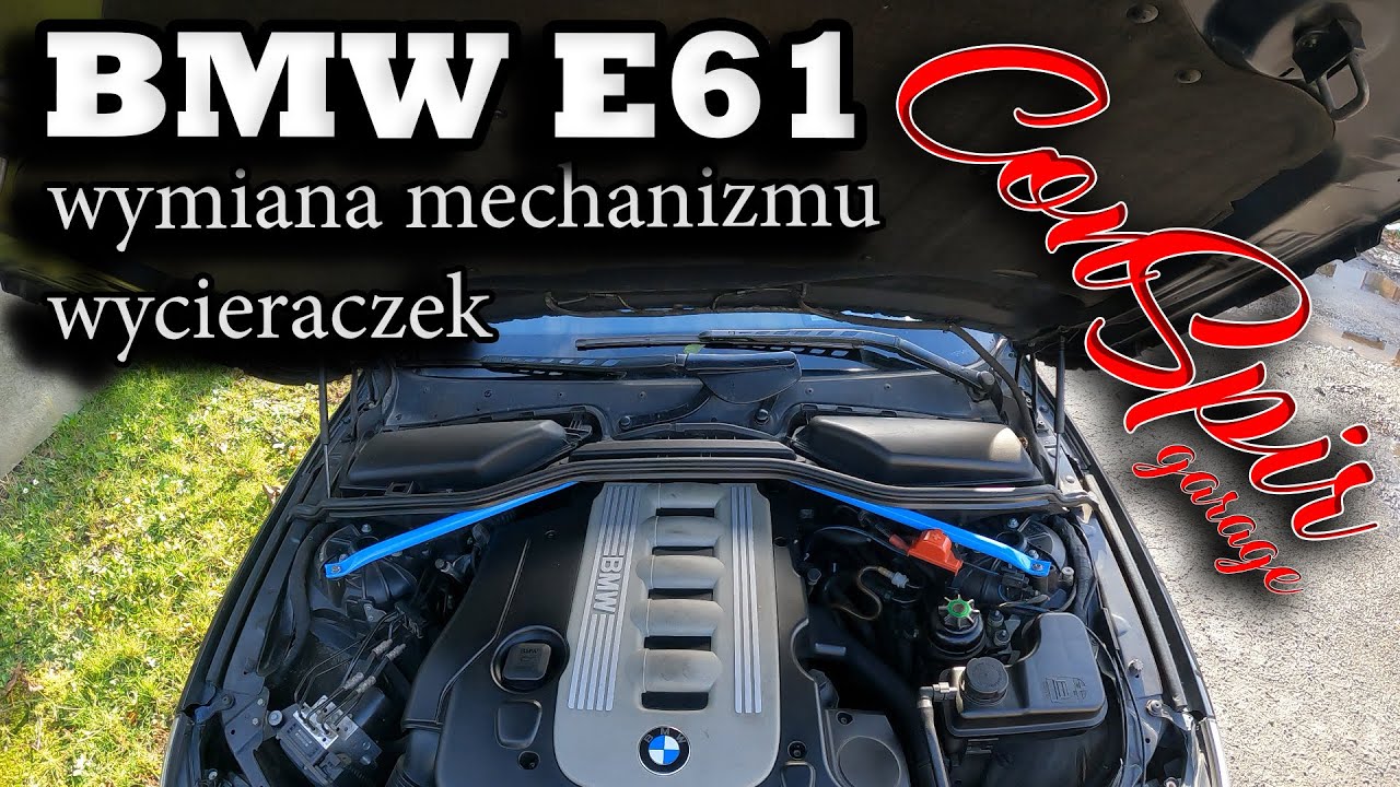 BMW E60/E61 | Wymiana mechanizmu wycieraczek