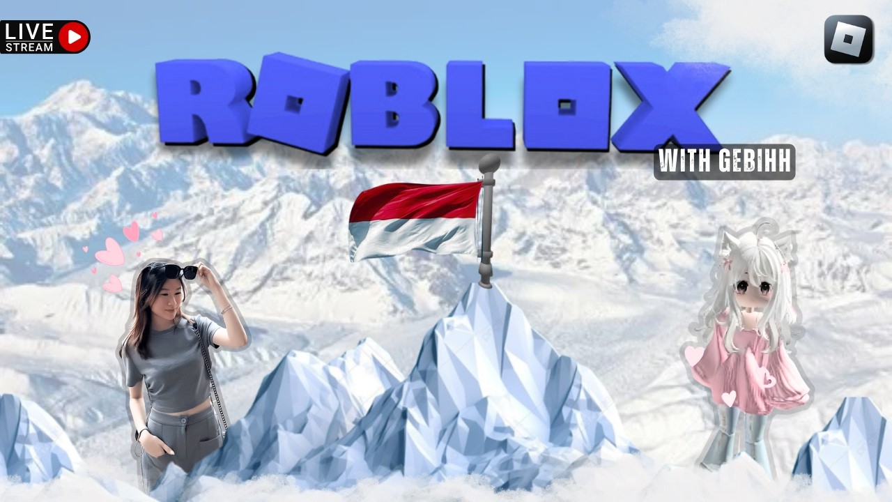 MENJADI STREAMER SIANG #mediashareon #ROBLOX
