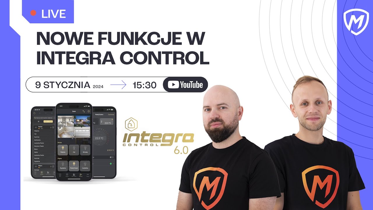 Nowa aplikacja INTEGRA Control - Montersi na dzień dobry - LIVE