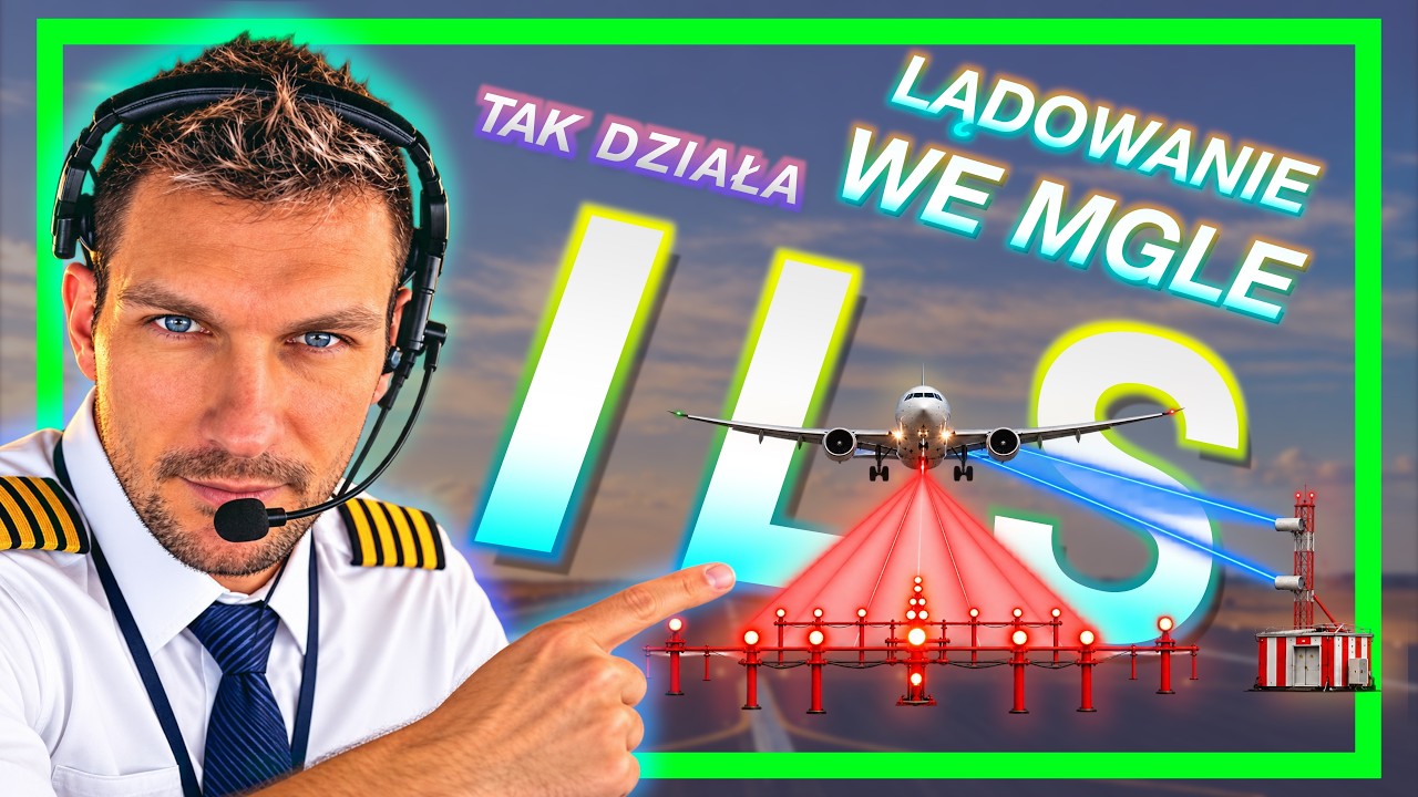 #20 Co to jest ILS i jak się go używa Jak samoloty lądują we mgle? Podejście do lądowania w chmurach