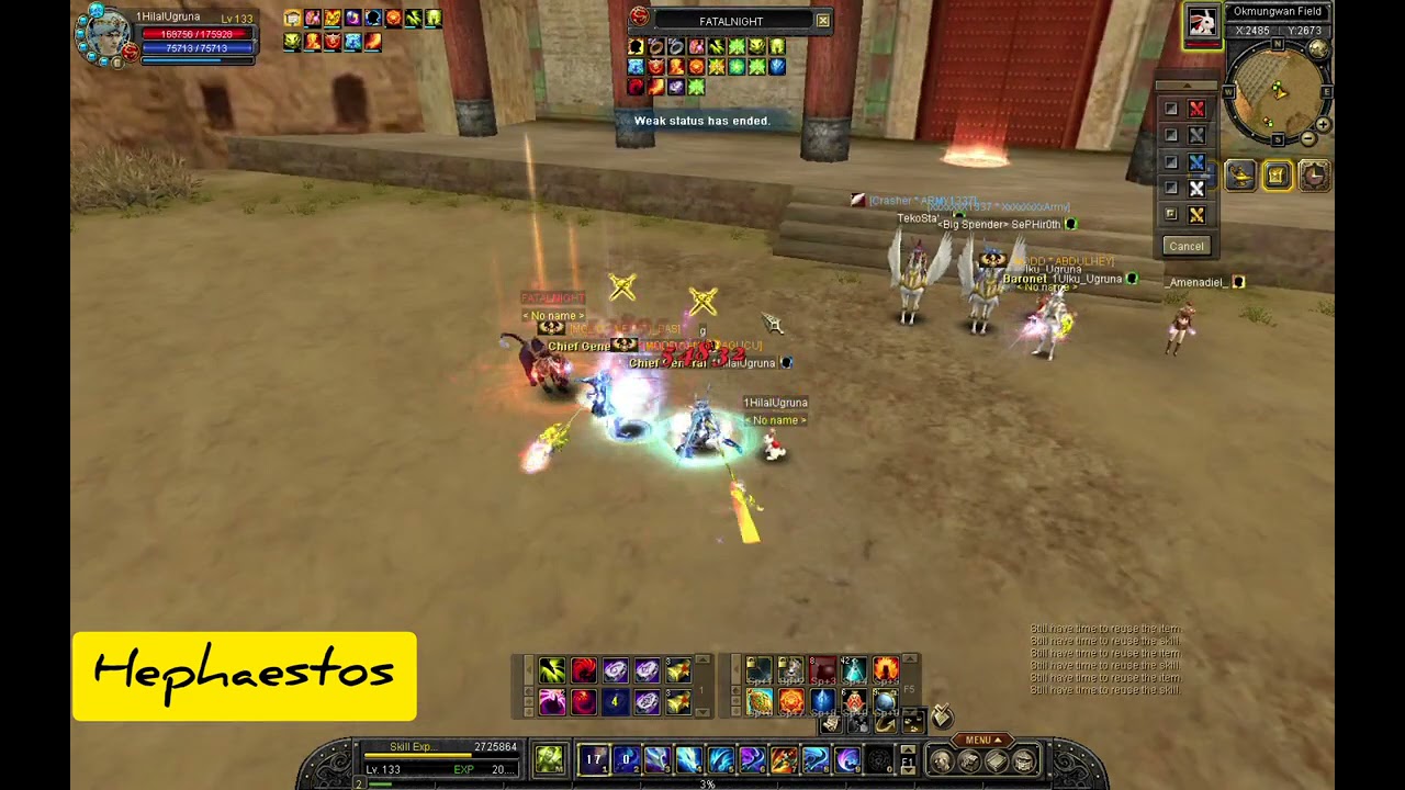 Silkroad Online - 1HilalUgruna +15 Glavie vs FATALNİGHT +15 Spear