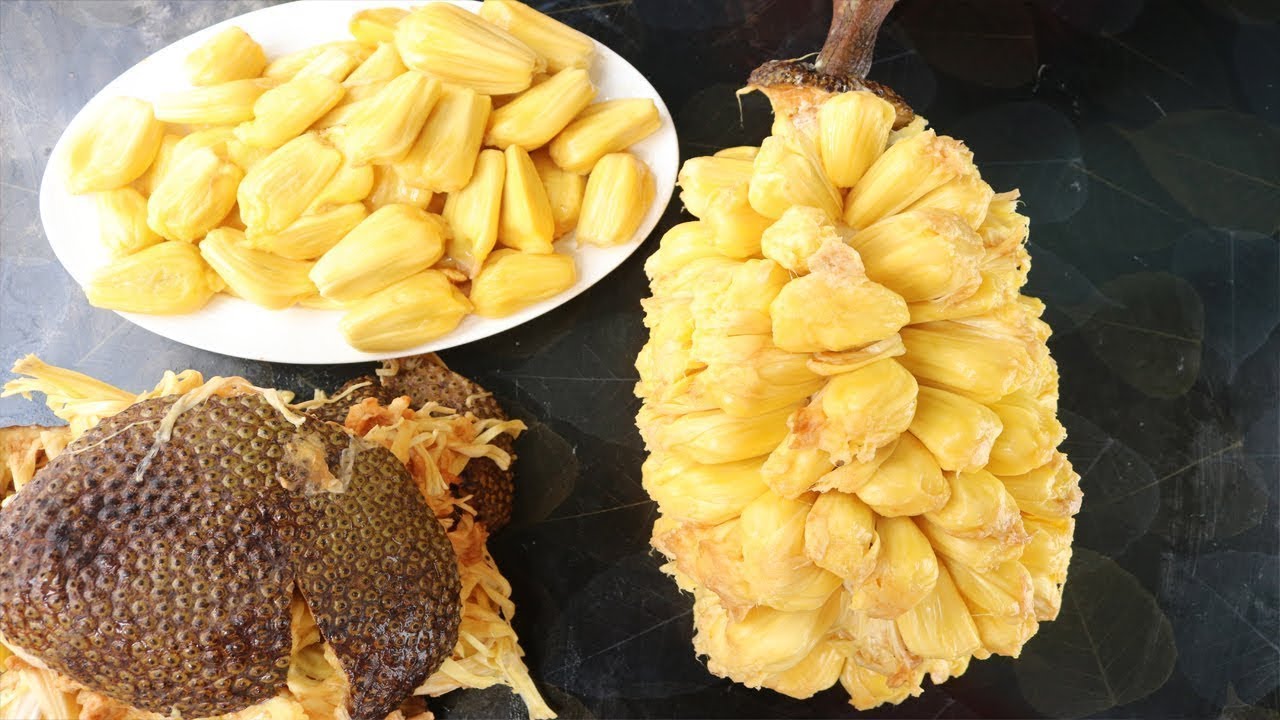 Amazing Jackfruit Cutting Skills || Amazing Way To Open a Big Jackfruit || How To Cut a jackfruit