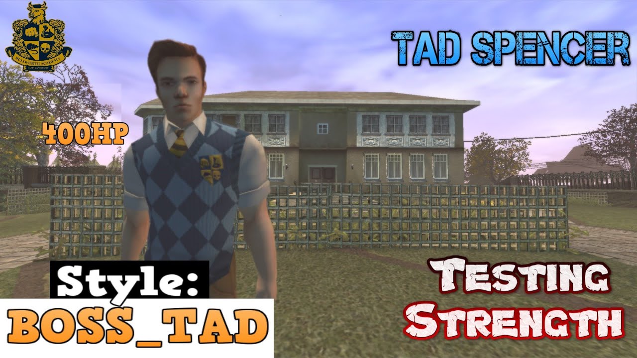 Bully SE: Тэд Спенсер (Boss_Tad) проверяет силу (против всех боссов). Специальное предложение для...