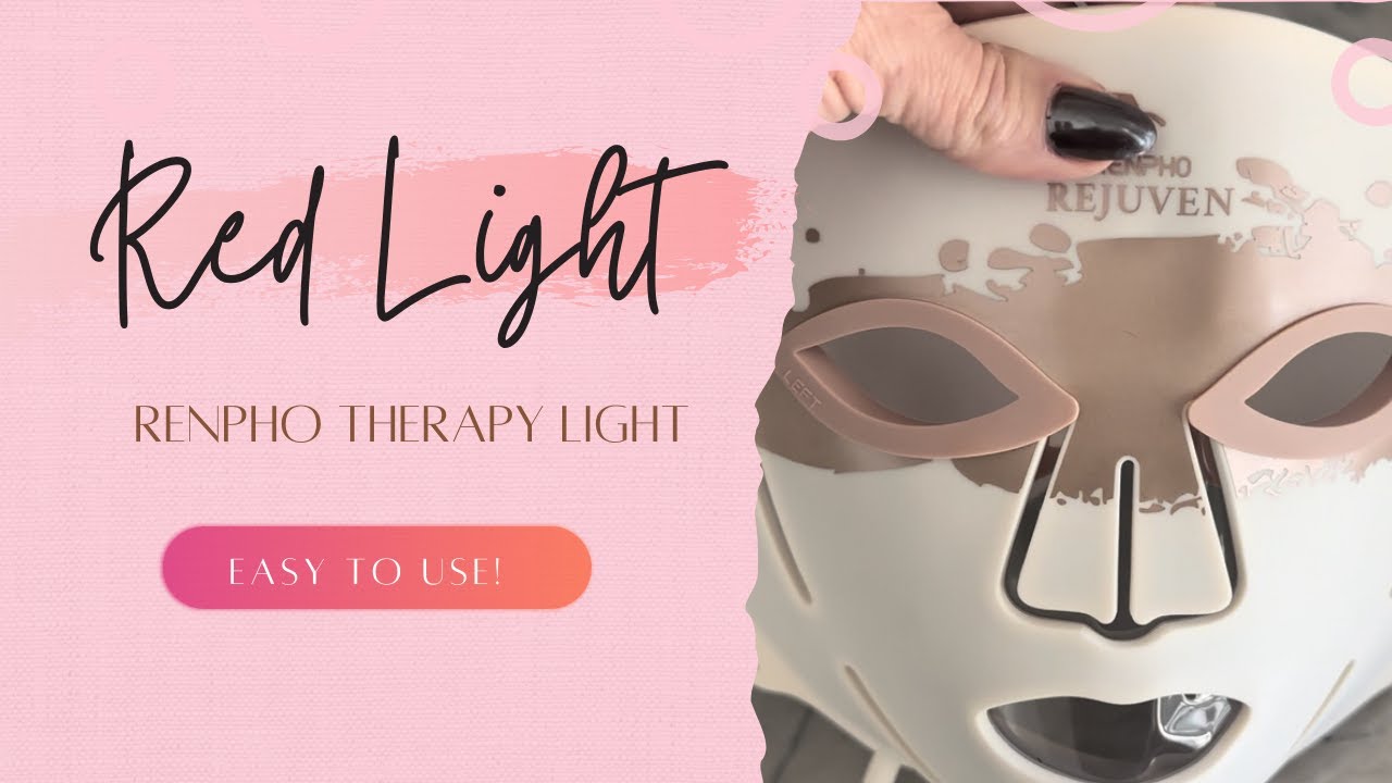 RENPHO Red Light Therapy Mask Full Face LED Treatment ✨