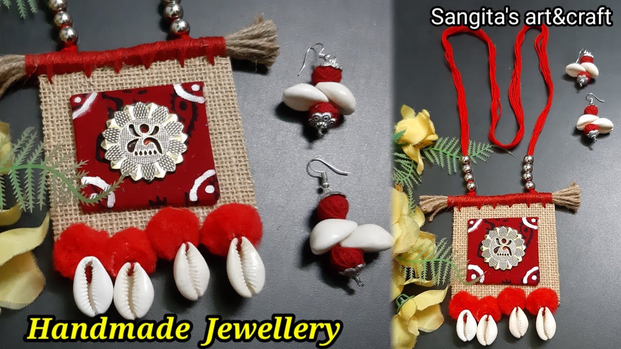 DIY Handmade Jewellery | Jute Jewellery | Saraswati  Puja Special Jewellery Making Tutorial