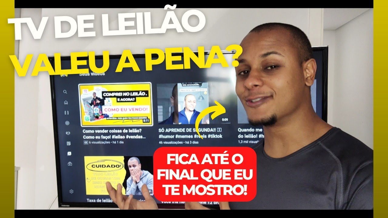 TV de leil&atilde;o! Valeu a pena?