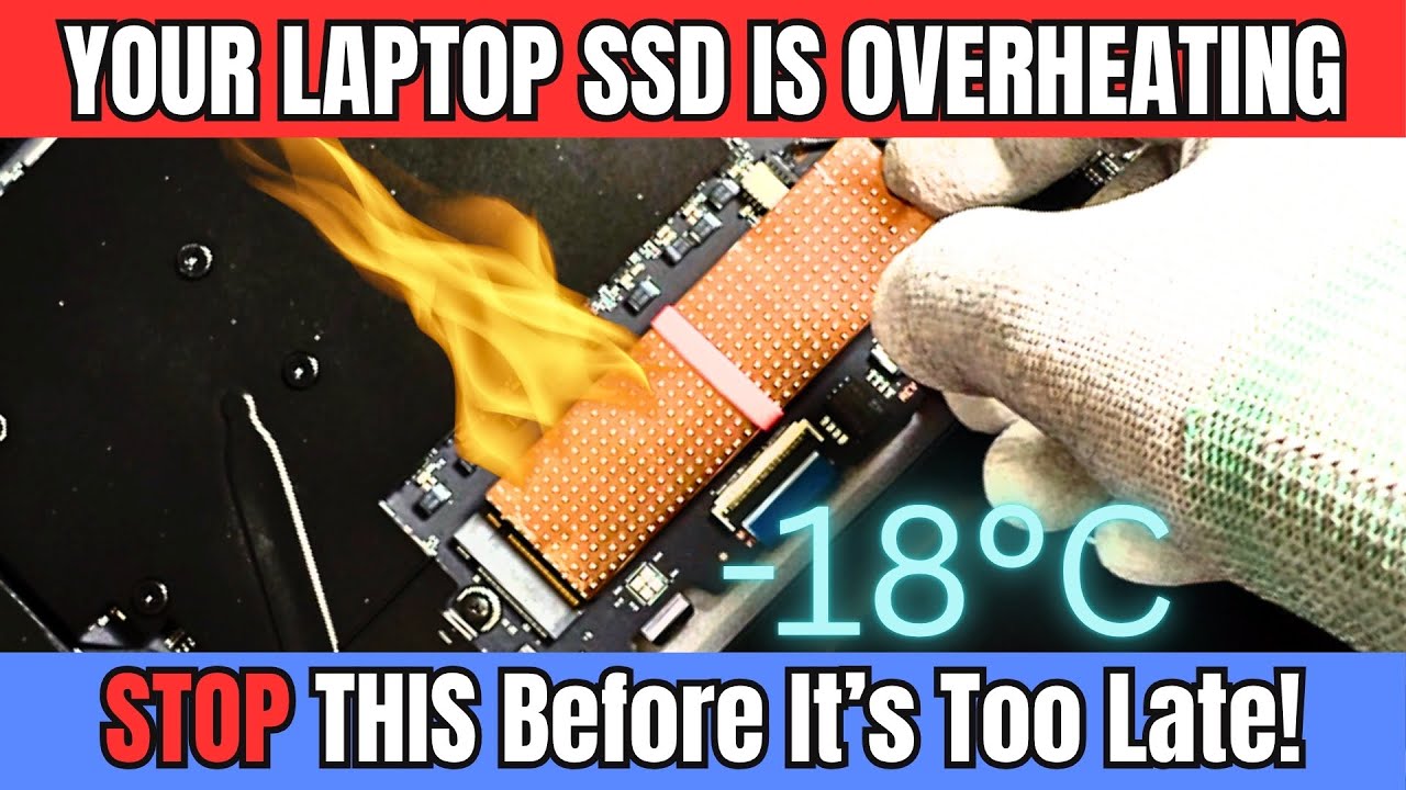 Это простое решение снизило температуру SSD-накопителя моего ноутбука на 18°C
