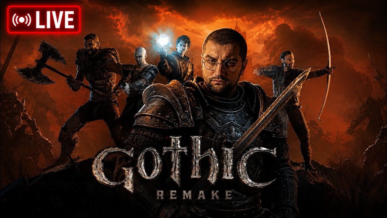 🔴 Kamienie ogniskujące z kumplami | Gothic Remake 🔴 | Wertykalny
