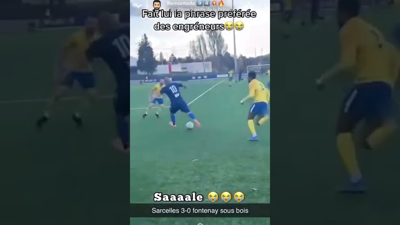 Ce joueur de sarcelles est trop chaud 😂 #football #sarcelles #streetfootball #supporters #foot
