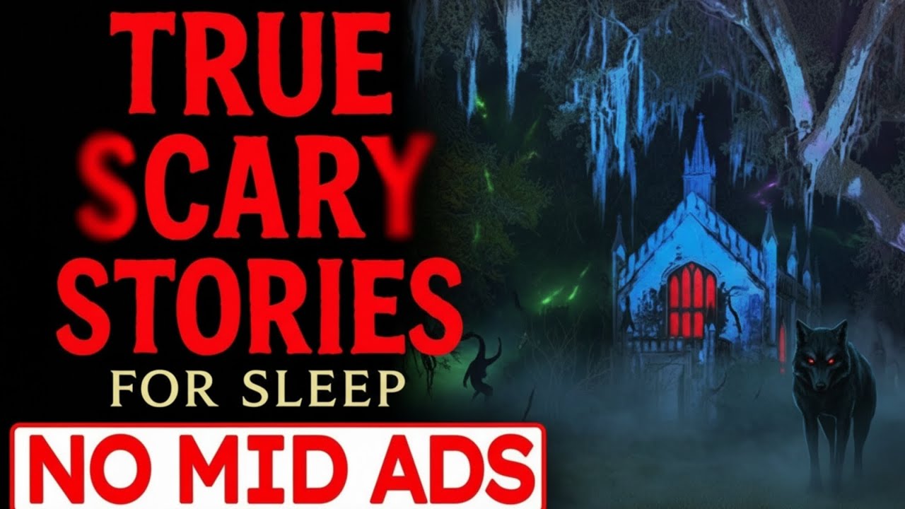NO ADS 🛑 2 HOURS of TRUE Scary Stories for Sleep | Gentle Rain Sounds | Black Screen | Vol 25