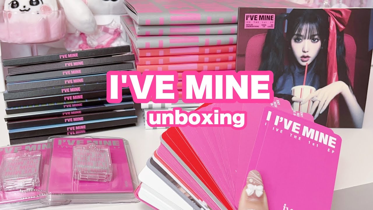 【IVE開封】全形態開封🎀/I'vemine/開封動画/다이브로그/아이브원영/포카 /unboxing【DIVEvlog】