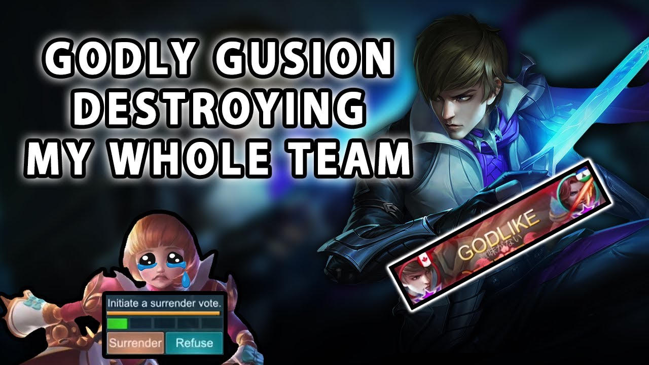Вот что случается, когда богоподобный Госсен уничтожает мою команду | Mobile Legends