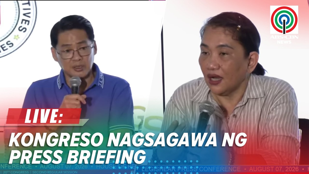 LIVE: House of representatives holds press briefing | August 7, 2026