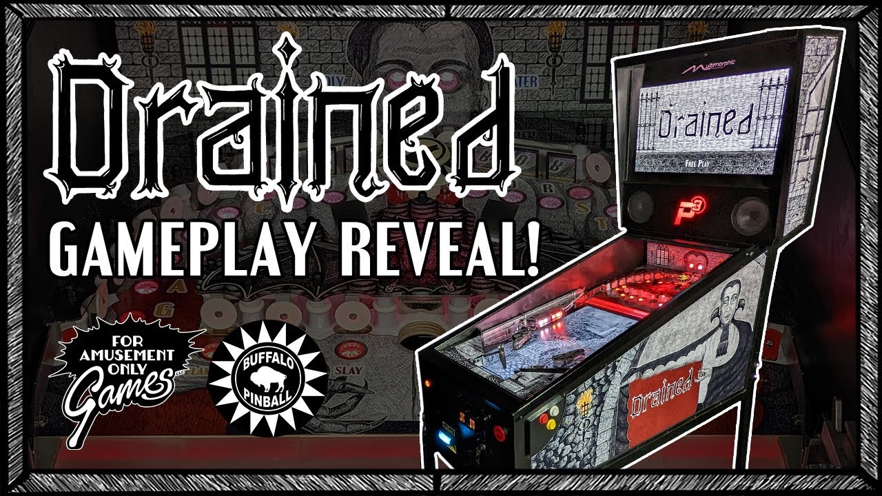Drained pinball gameplay reveal!