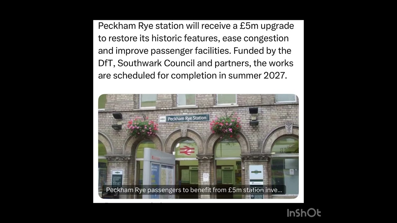 Peckham Rye station will receive a £5m upgrade to restore its historic features