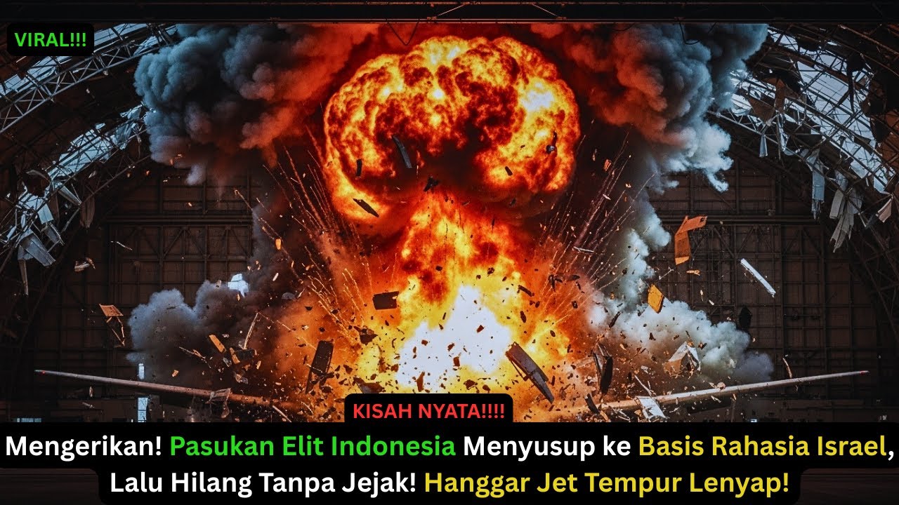 Mengerikan! Pasukan Elit Indonesia Menyusup ke Basis Rahasia Israel, Lalu Hanggar Jet Tempur Lenyap!