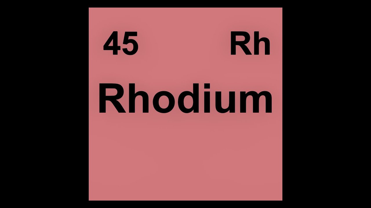 45 [Rh] Rhodium
