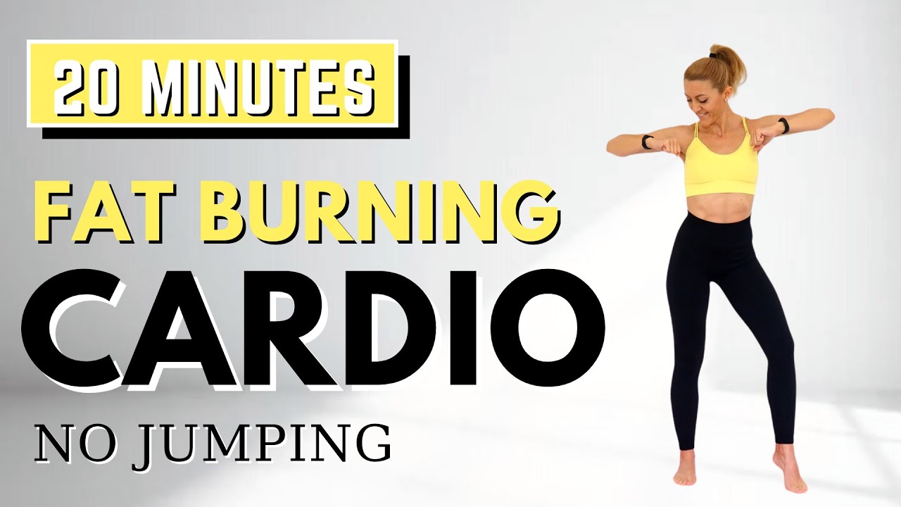 🔥20 Min FAT BURNING CARDIO for WEIGHT LOSS🔥KNEE FRIENDLY🔥NO SQUATS/LUNGES🔥NO JUMPING🔥NO REPEATS🔥