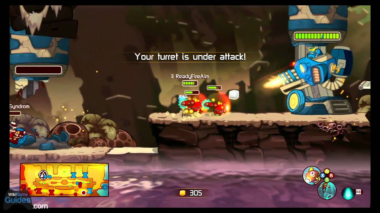 AwesomeNauts - Gameplay - 1st Match (vs People), Froggy G, 0-5 | WikiGameGuides