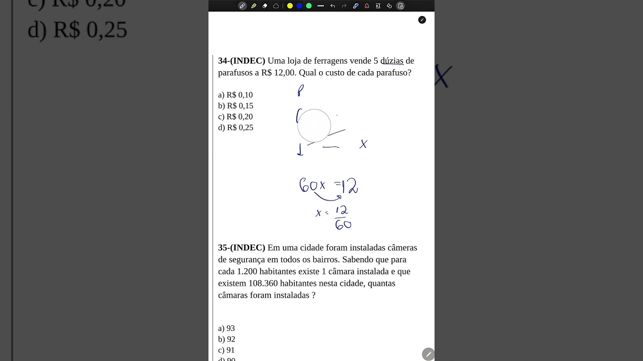“Questões 31 a 40 – Matemática  para Concursos [Explicação Passo a Passo]
