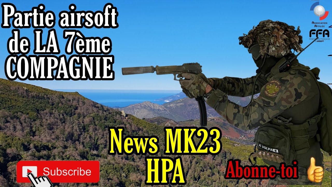 Partie airsoft Corse ✔/ MK23 HPA 🔫/ CQB Rutali 🧨/ Contractors2B✔