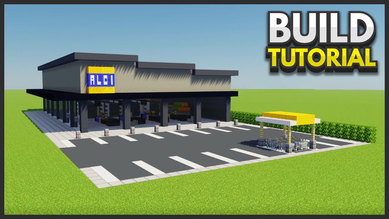 How to Build An ALDI in Minecraft!