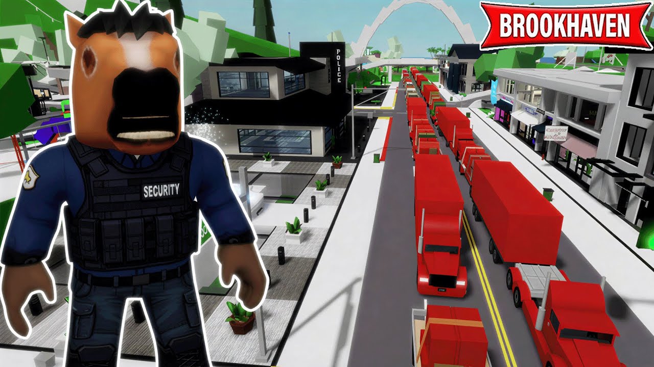 JE DIRIGE LE PLUS LONG CONVOI DE BROOKHAVEN ROBLOX